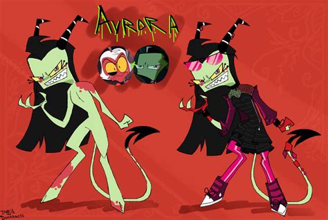 invader zim crossover|invader zim and helluva boss.